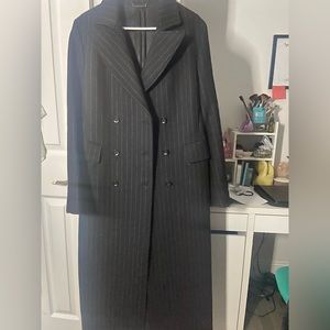 Authentic Double Breasted Alberta Ferretti Pinstripe Jacket